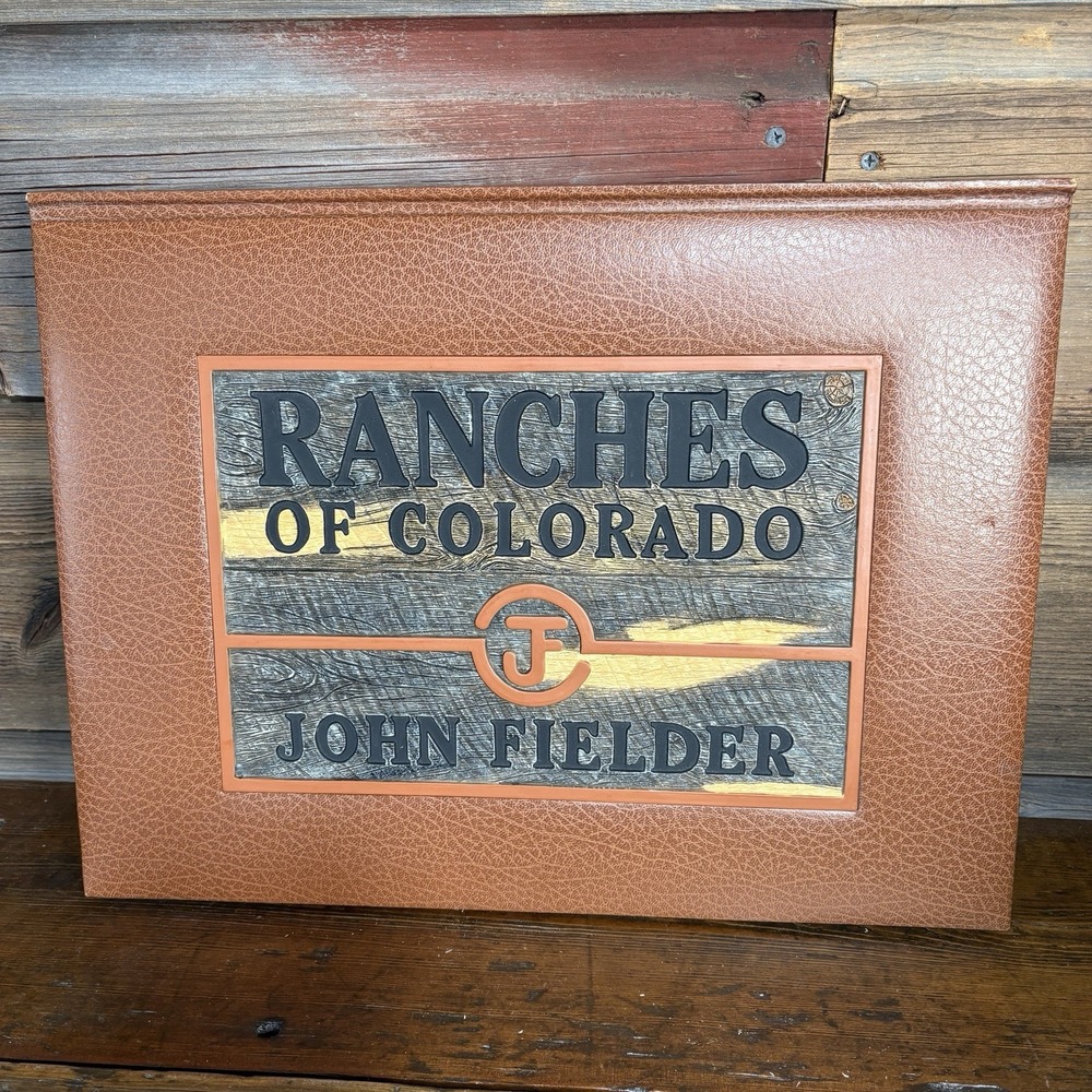 Ranches Of Colorado John Fielder Photography Hardbak Coffee Table Book Reference
